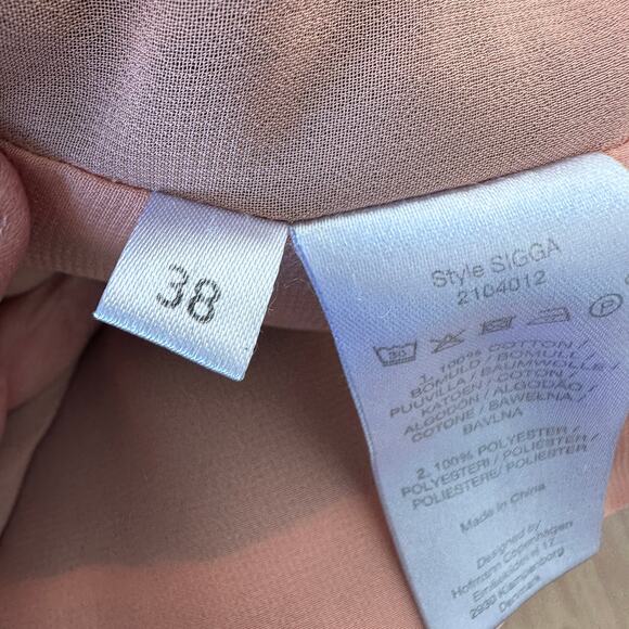 Hofmann Copenhagen Black Mini Wrap Dress SMALL Designer Lace Party Cottage $480 - Picture 9 of 13